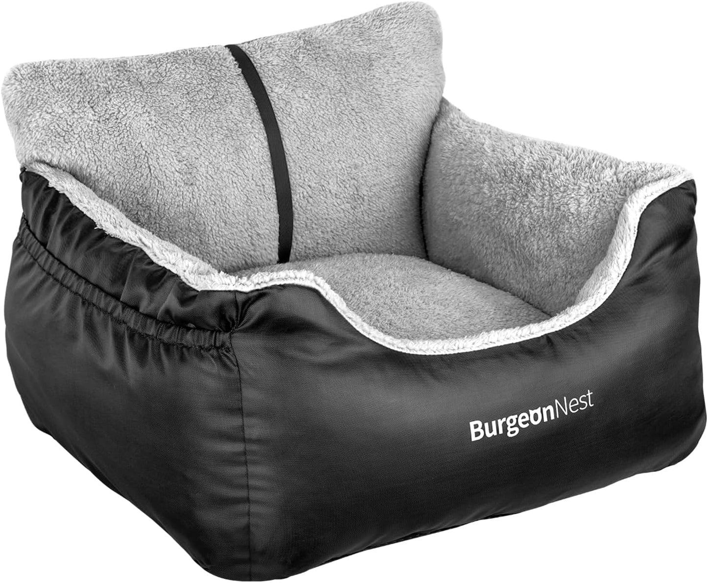 Dog Car Seat for Small Dogs, Fully Detachable and Washable Dog Carseats Small under 25, Soft Dog Booster Seats with Storage Pockets and Clip-On Leash Portable Dog Car Travel Carrier Bed