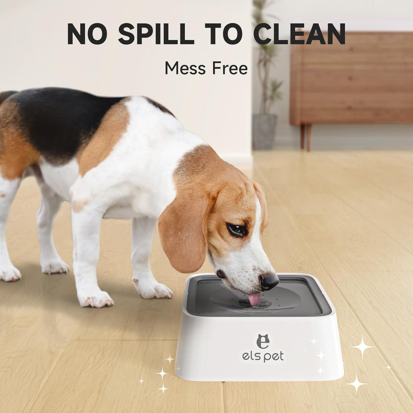 1L/2L/70Oz Dog Spill Proof Pet Water Bowl, Anti-Choking Water Bowl, Slow Water Feeder Pet Water Dispenser Carried Water Bowls for Dogs, Cats & Pets